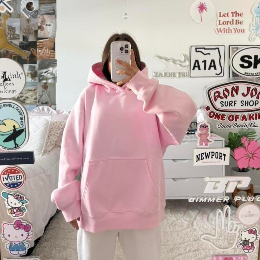 villa pink aritzia hoodie